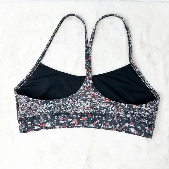 Lululemon Flow Y Bra Nulu Light
Support Water Blossom Multi Size 10 - Picture 3 of 5
